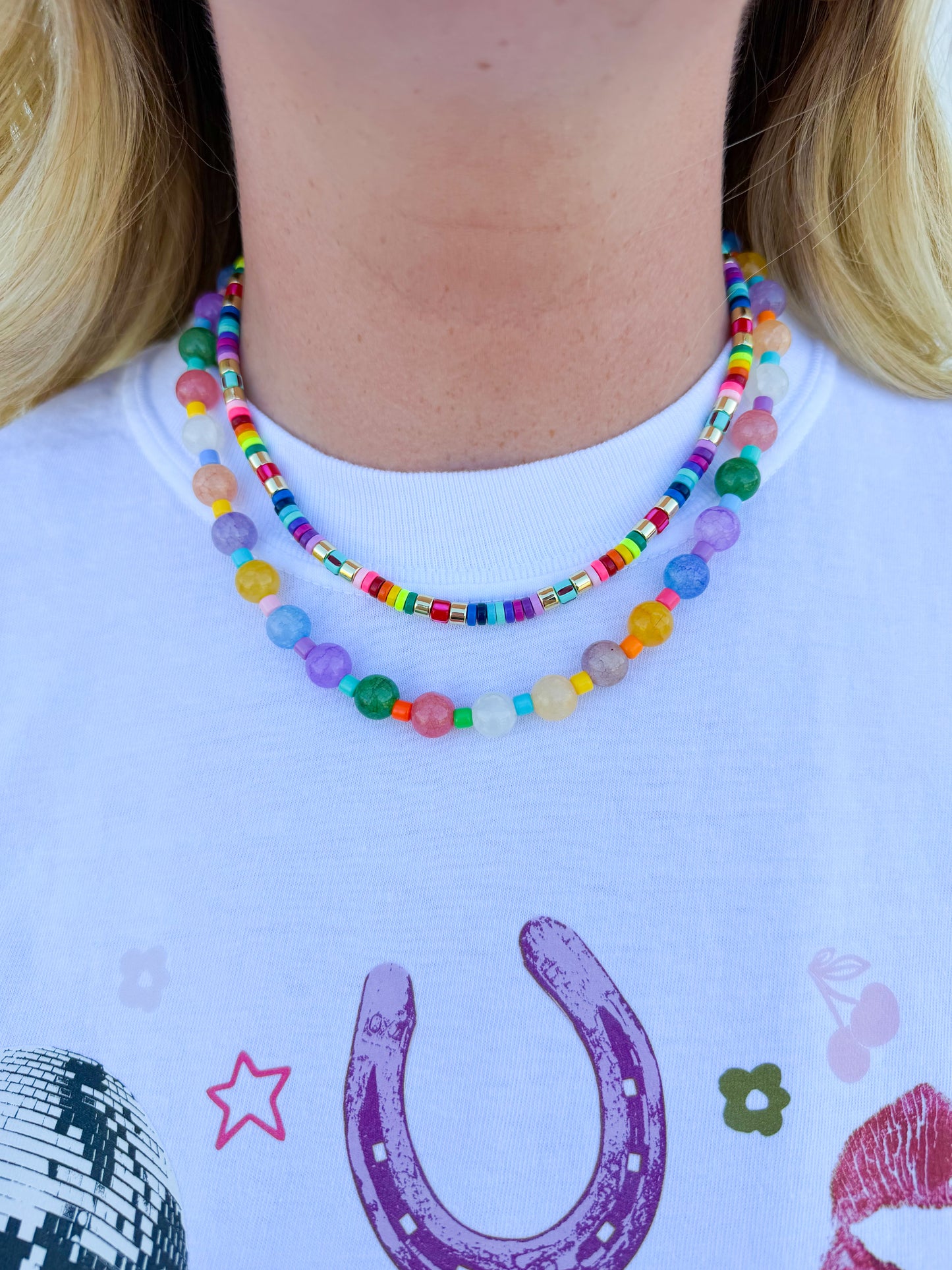 Rainbow Tile Necklace🌈