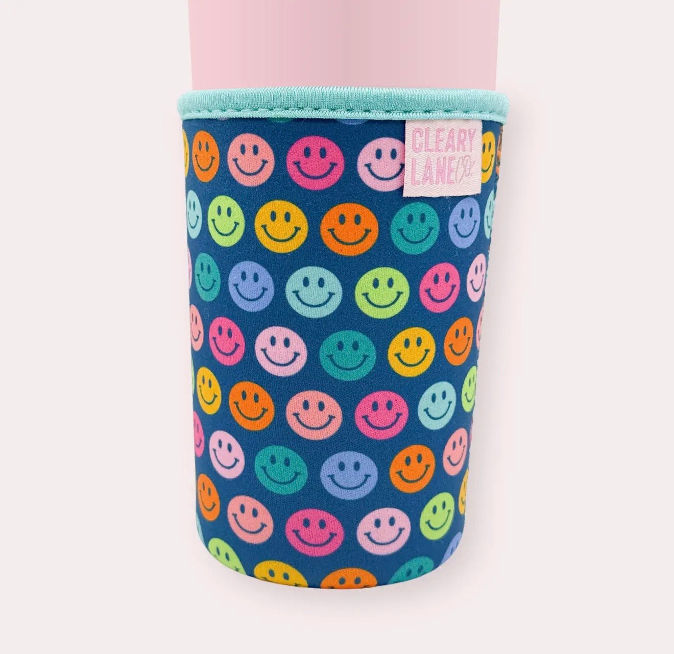 Rainbow Smiley Drink Sleeve (venti/medium)