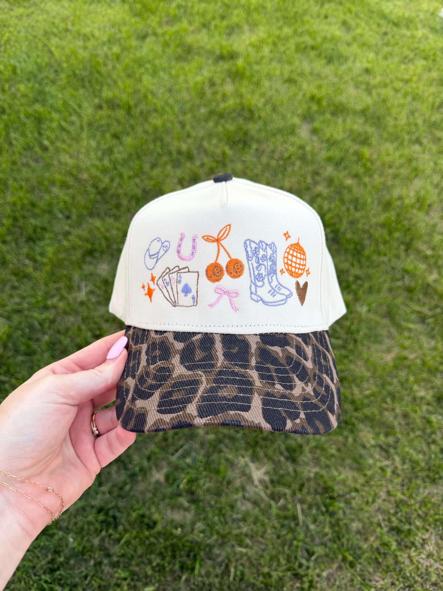 Country Collage Trucker Hat🪩🤠💜