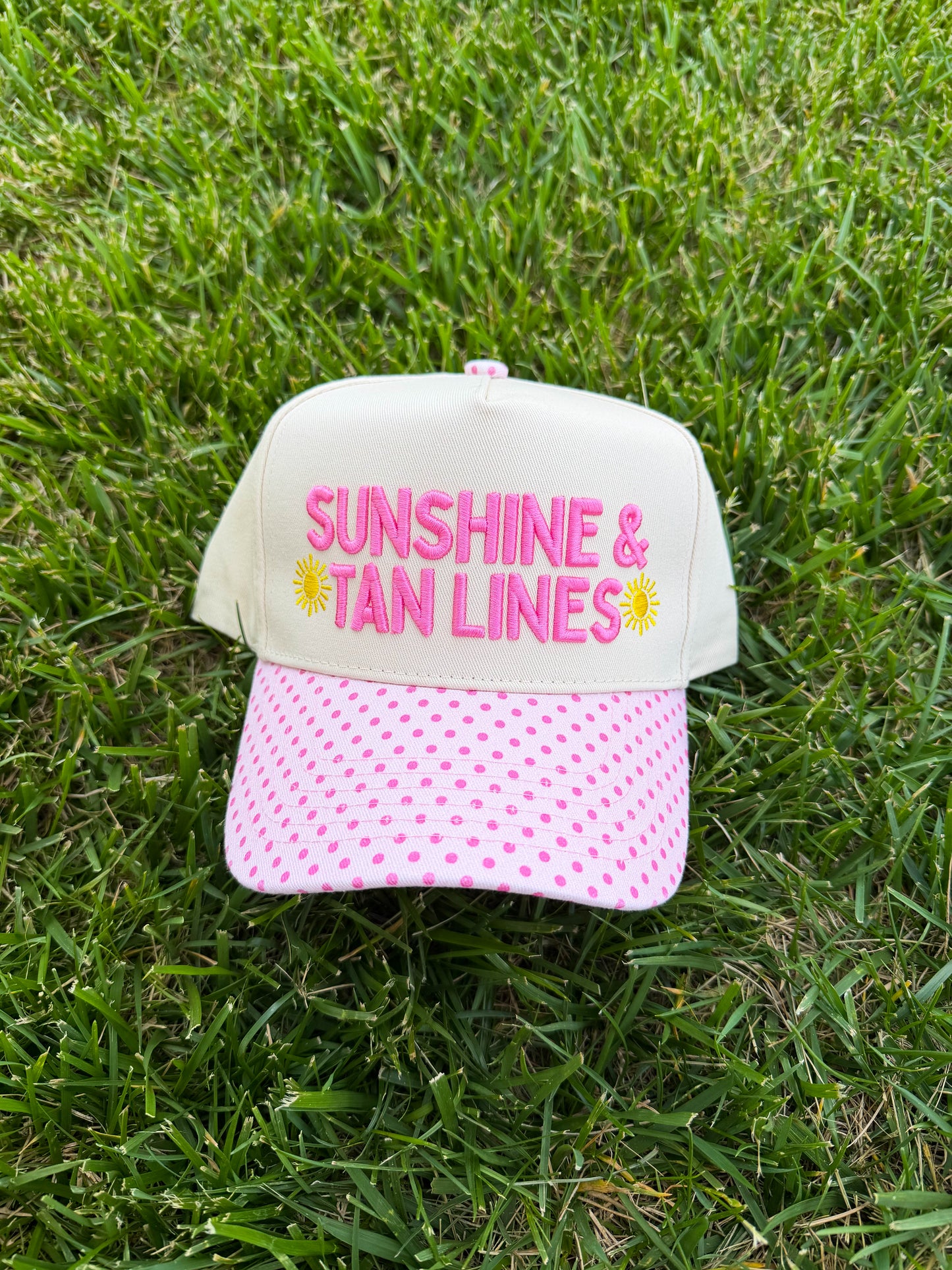Sunshine & Tan Lines Trucker Hat☀️🩷