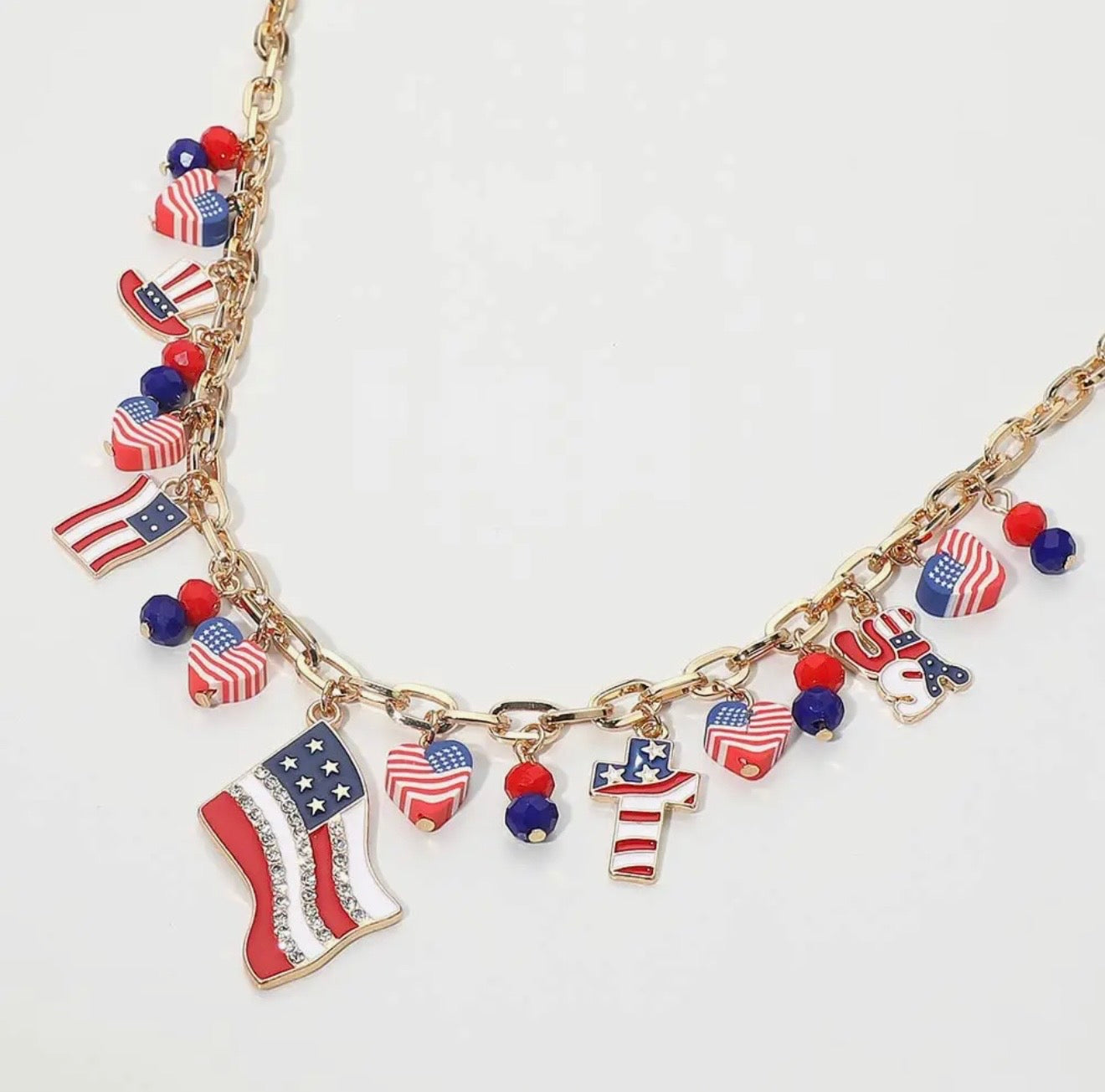 America Charm Necklace🇺🇸