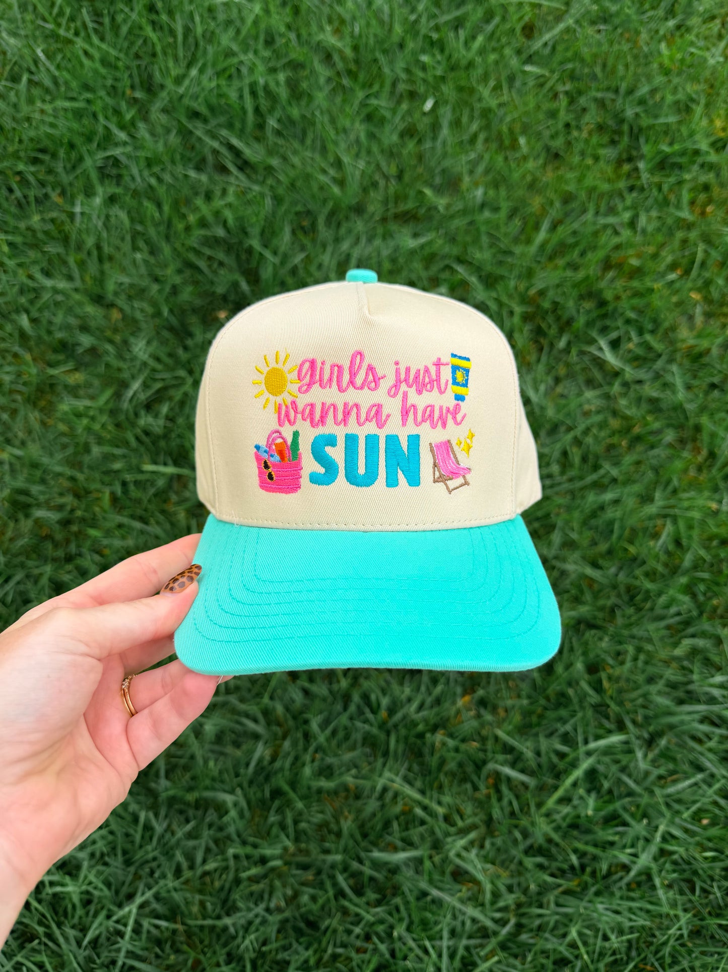 Girls Just Wanna Have Sun Trucker☀️👙🌈
