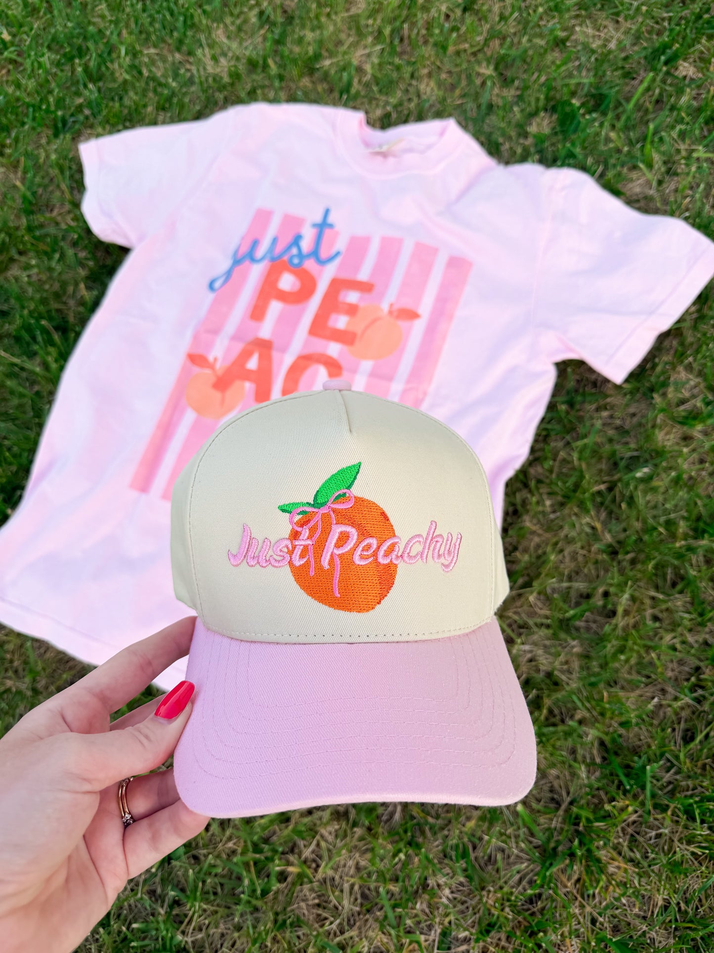 Just Peachy Trucker Hat🩷🍑