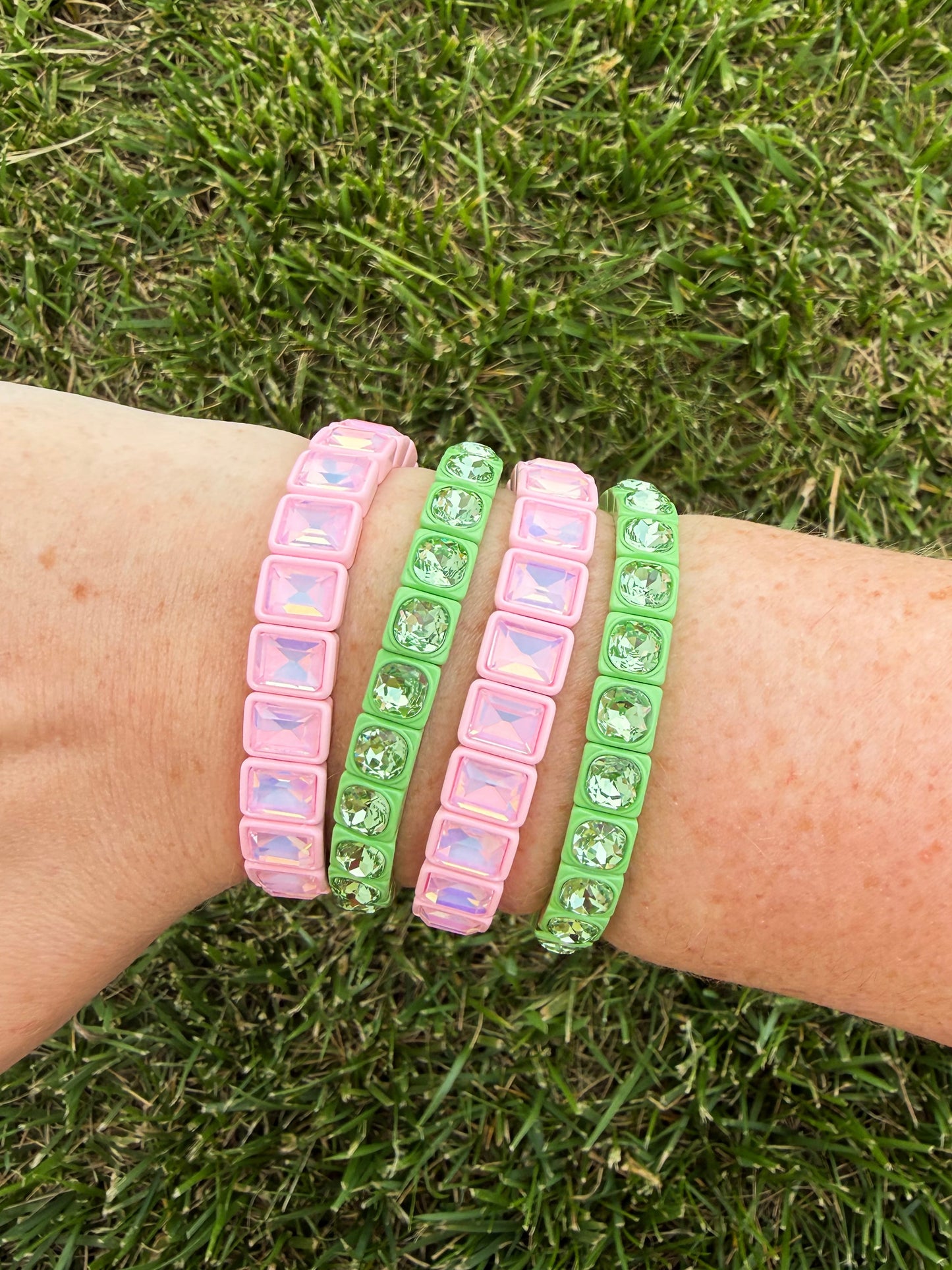 Gemstone Stacking Bracelet💚