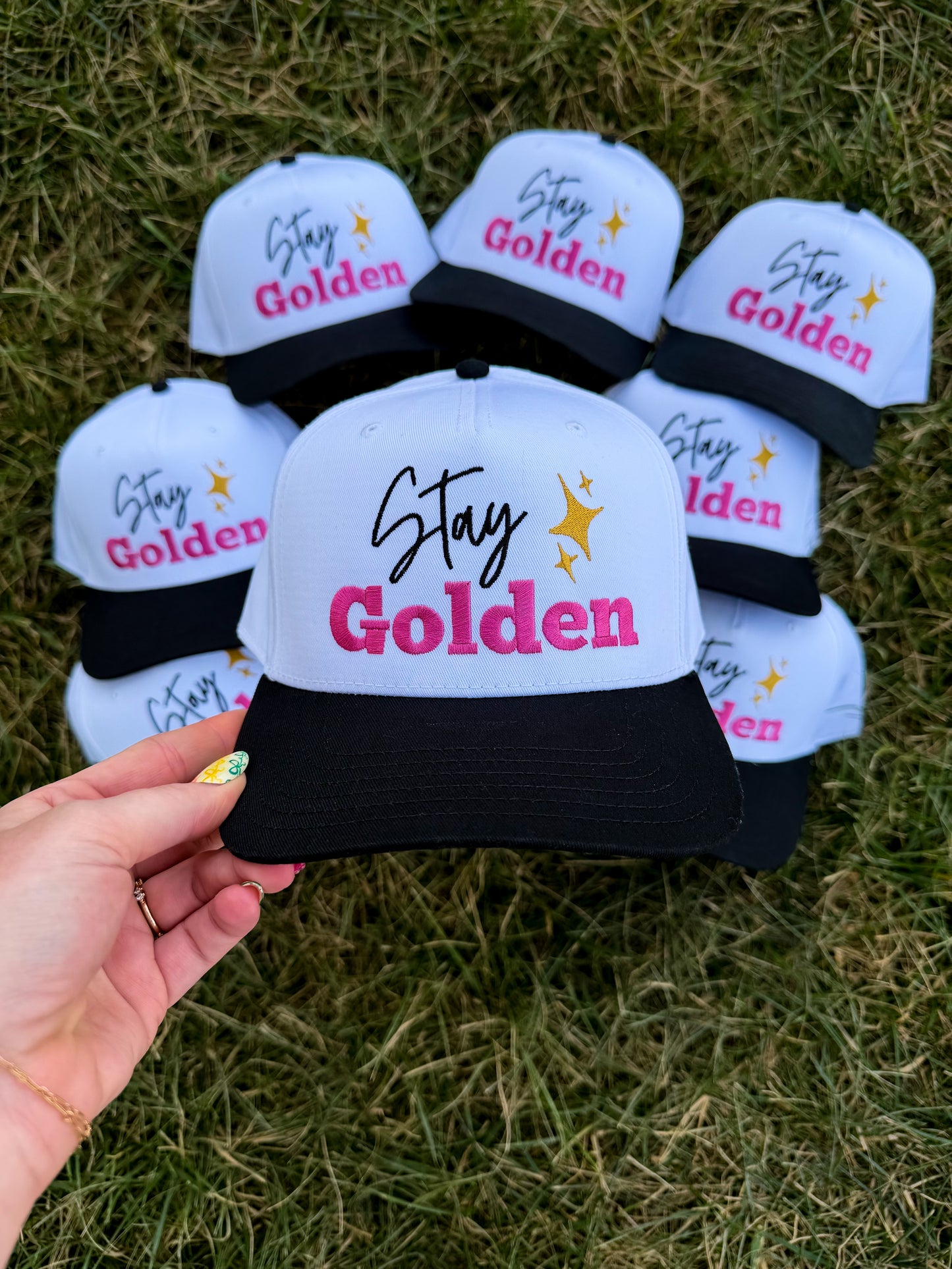 Stay Golden Trucker Hat