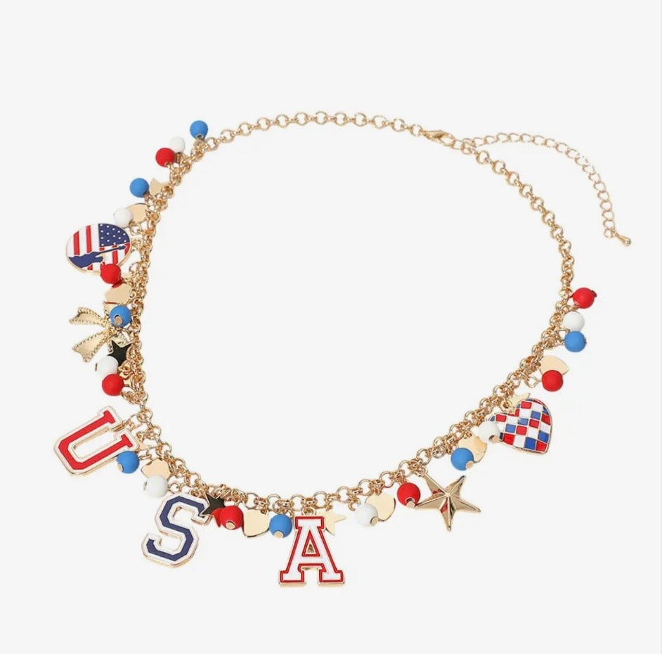 USA Charm Necklace🇺🇸