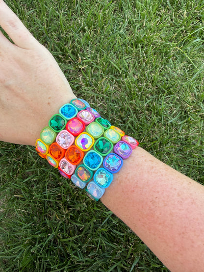 Rainbow Gemstone Bracelet🌈