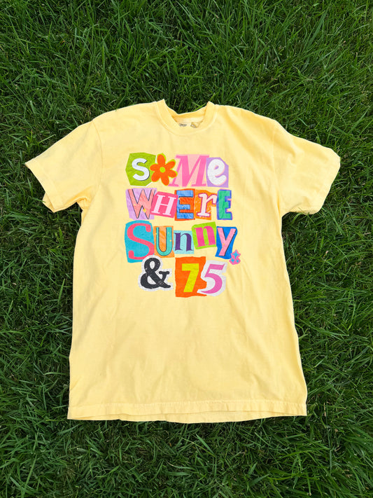 Sunny & 75 Tee☀️🌈