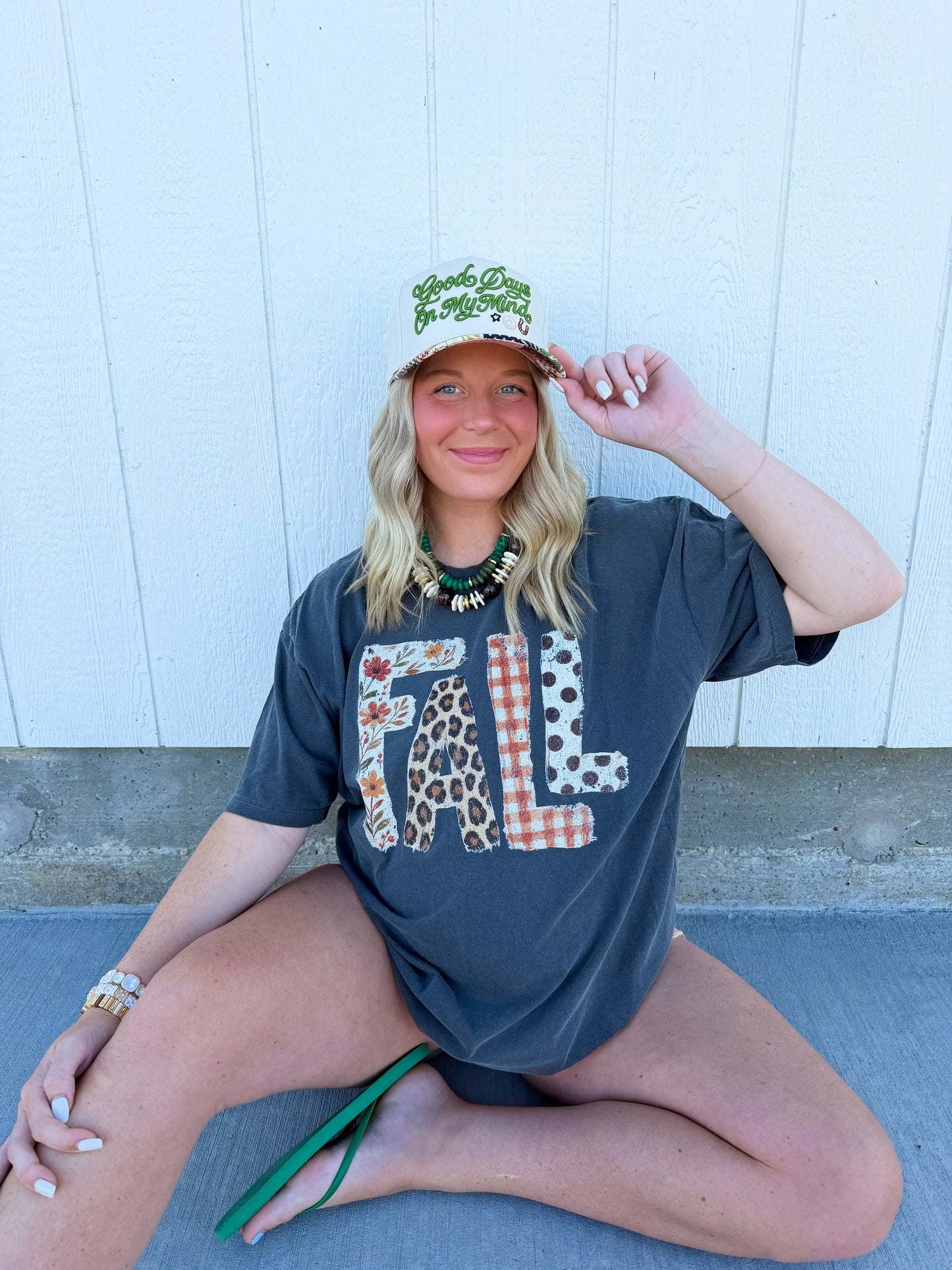 Fall Patchwork Tee🤎