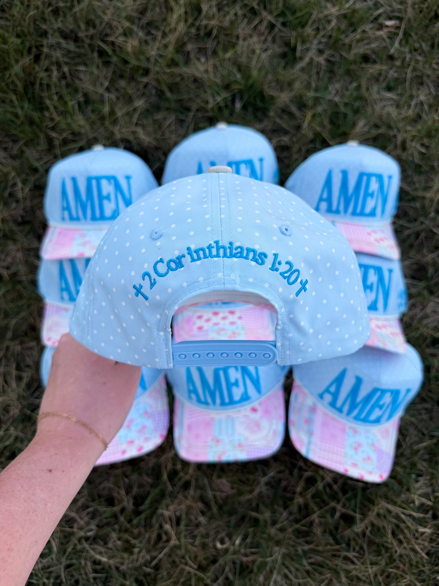Amen Trucker Hat🌸🪻🩵
