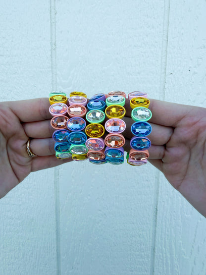 Pastel Gemstone Bracelet🌈