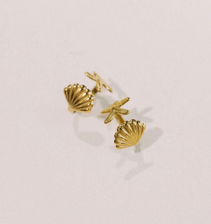 Golden Shore Adjustable Ring🐚