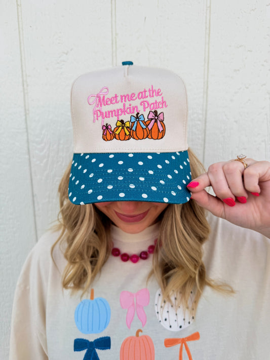 Pumpkin Patch Trucker Hat🎃🎀