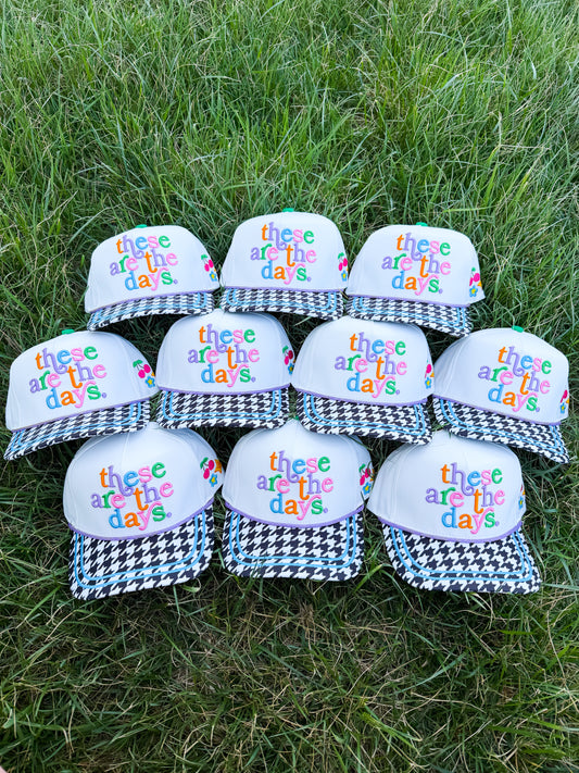 These Are The Days Trucker Hat🌈🩵