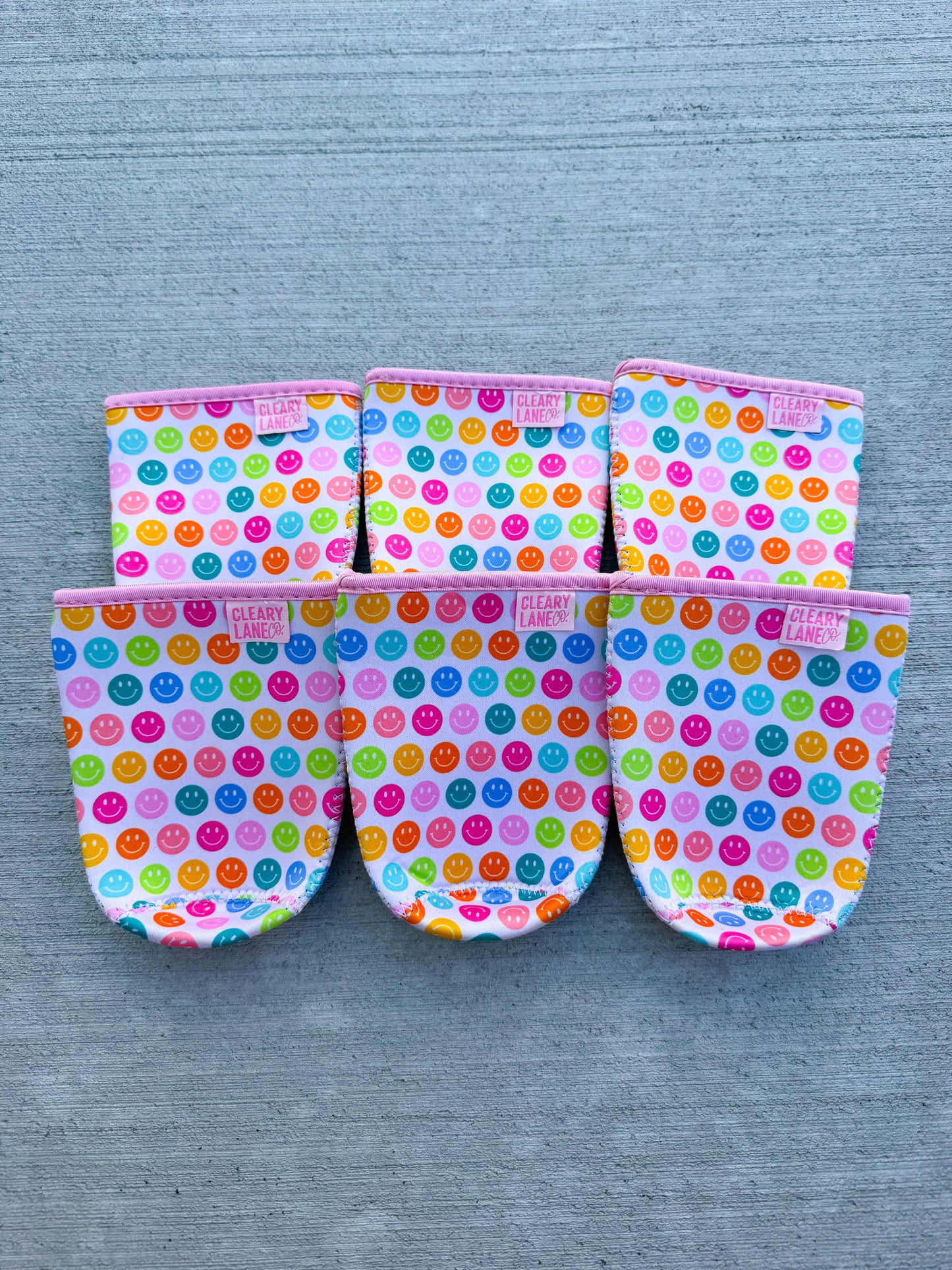 Rainbow Smiley Drink Sleeve(Venti/Medium)🌈