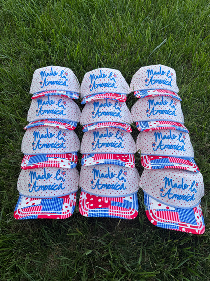 Made In America Trucker Hat❤️🇺🇸💙