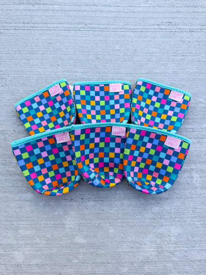 Rainbow Checkers Drink Sleeve(grande/small)💙