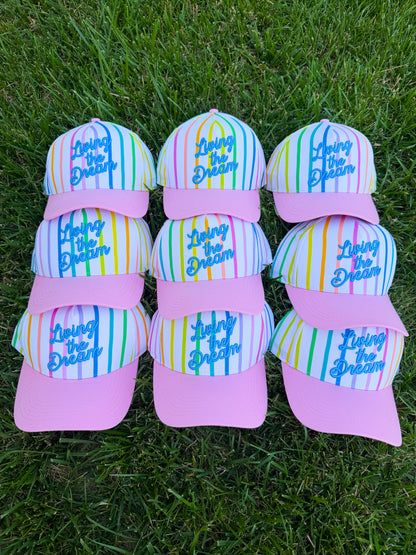Living the Dream Trucker Hat🌈