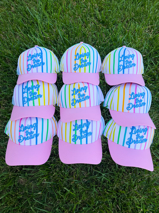 Living the Dream Trucker Hat🌈