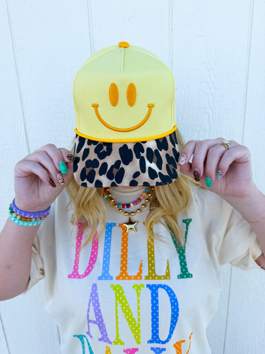 PREORDER yellow smiley Trucker💛