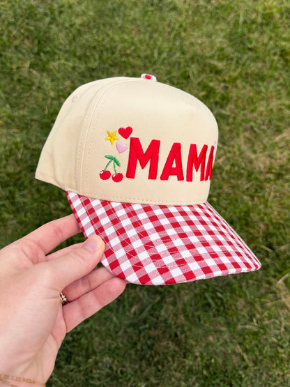 Mama Trucker Hat💛🍒