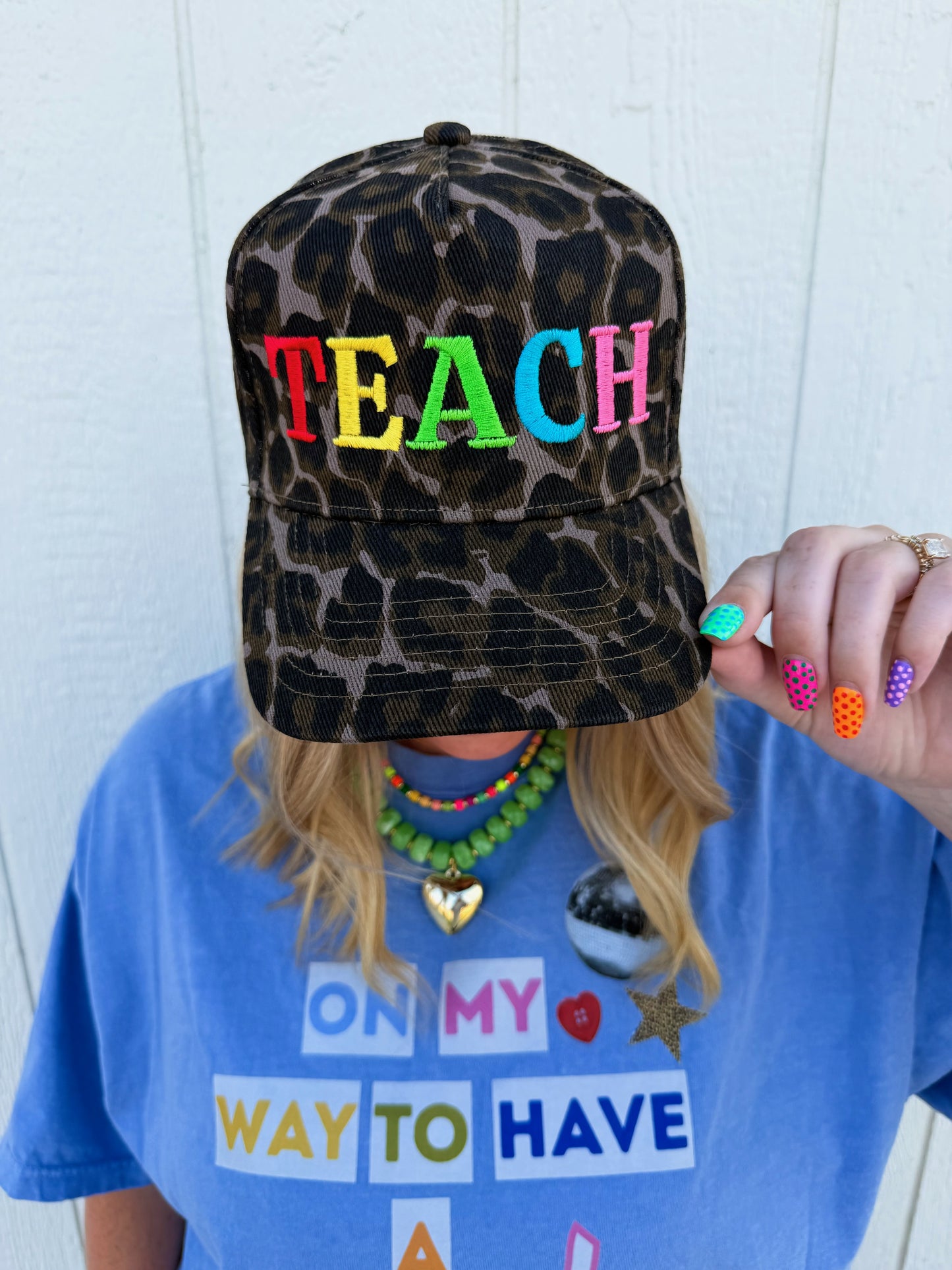 Leopard Teach Trucker🌈🐆
