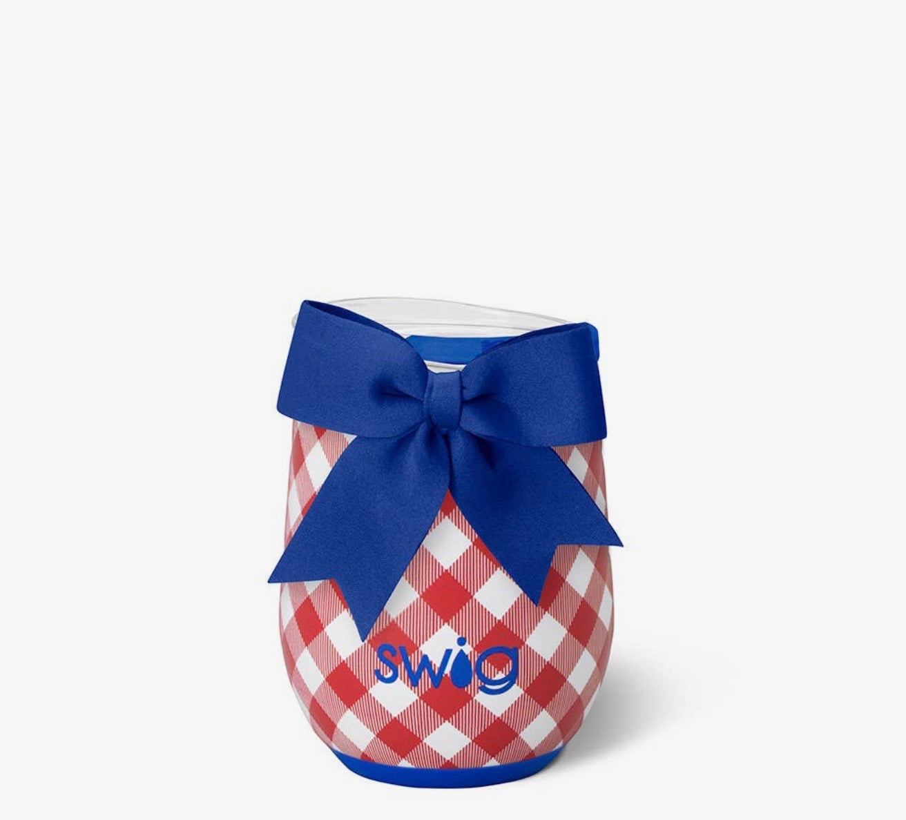 Patriotic Gingham Insulated Wine Cup❤️