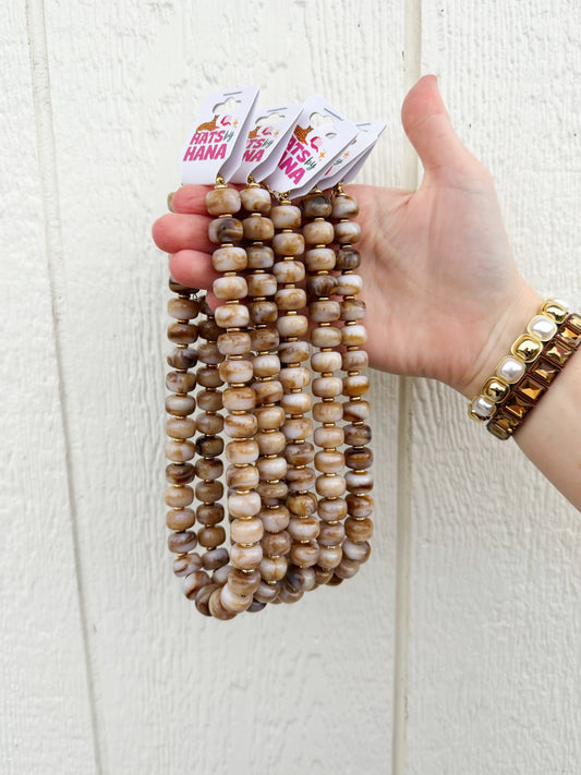 Nude Beaded Necklace🤎