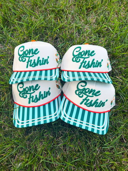 Gone Fishin’ Trucker Hat💚🎣
