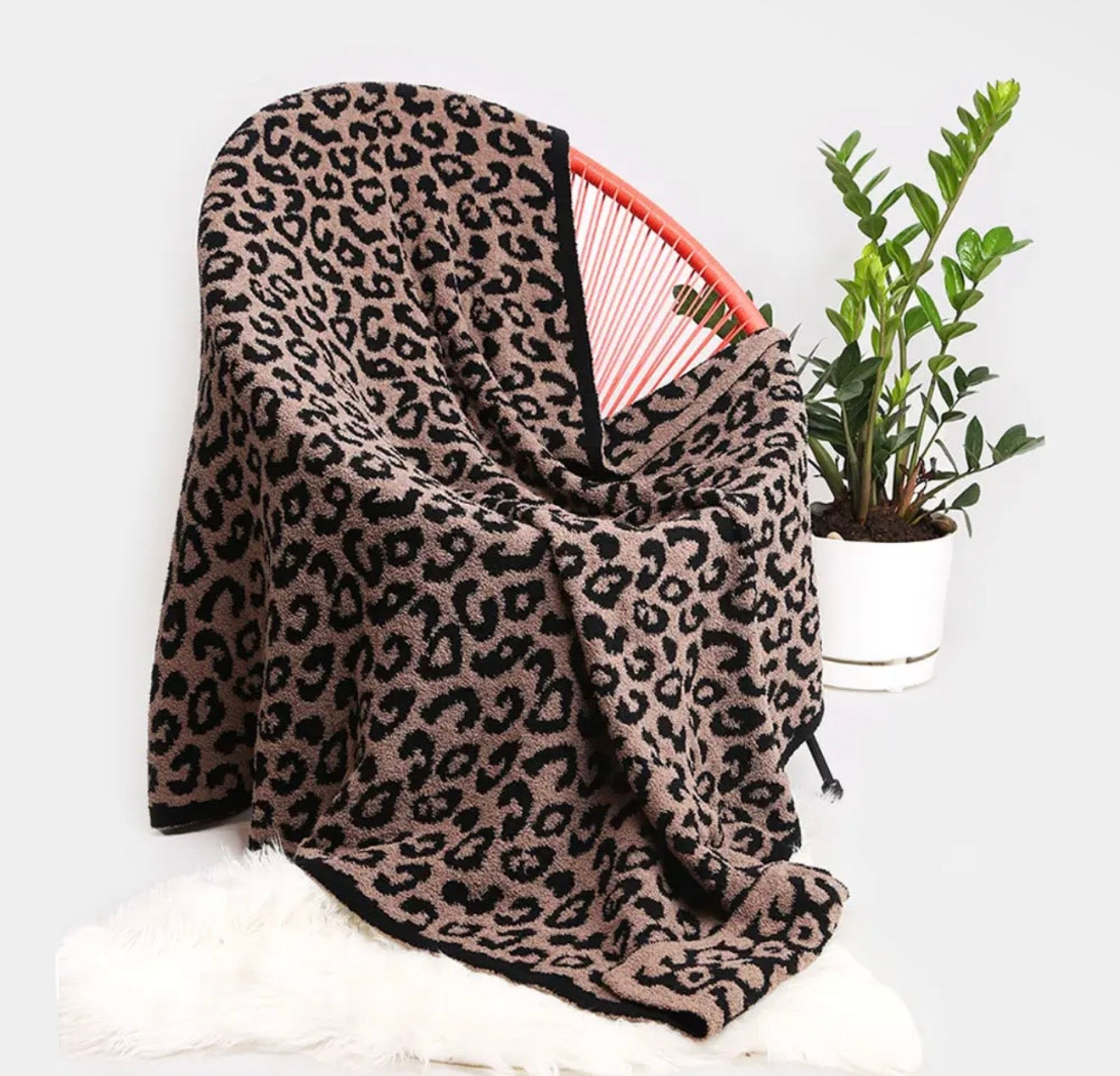 Leopard Reversible Blanket🖤🐆