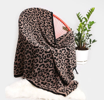 Leopard Reversible Blanket🖤🐆