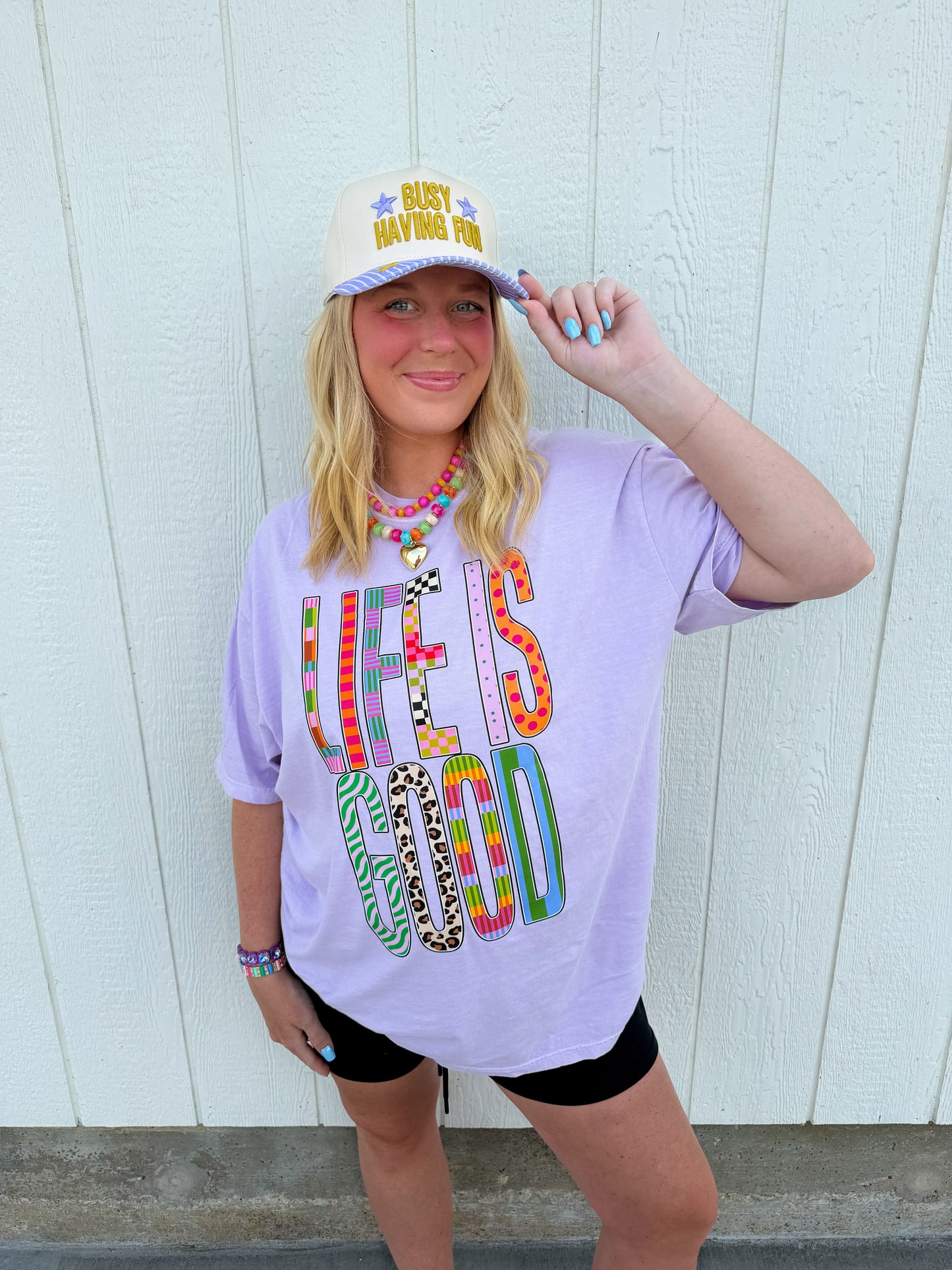 Life is Good Tee🌈💜