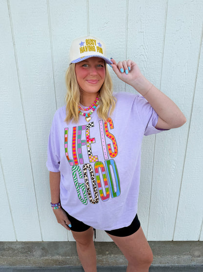 Life is Good Tee🌈💜