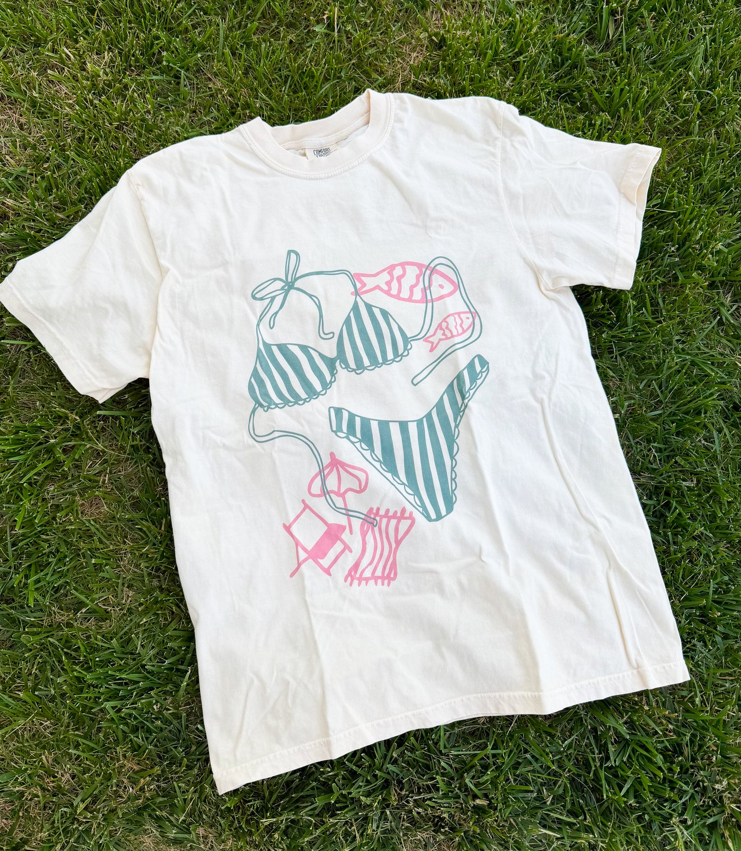 Bikini Graphic Tee💚👙