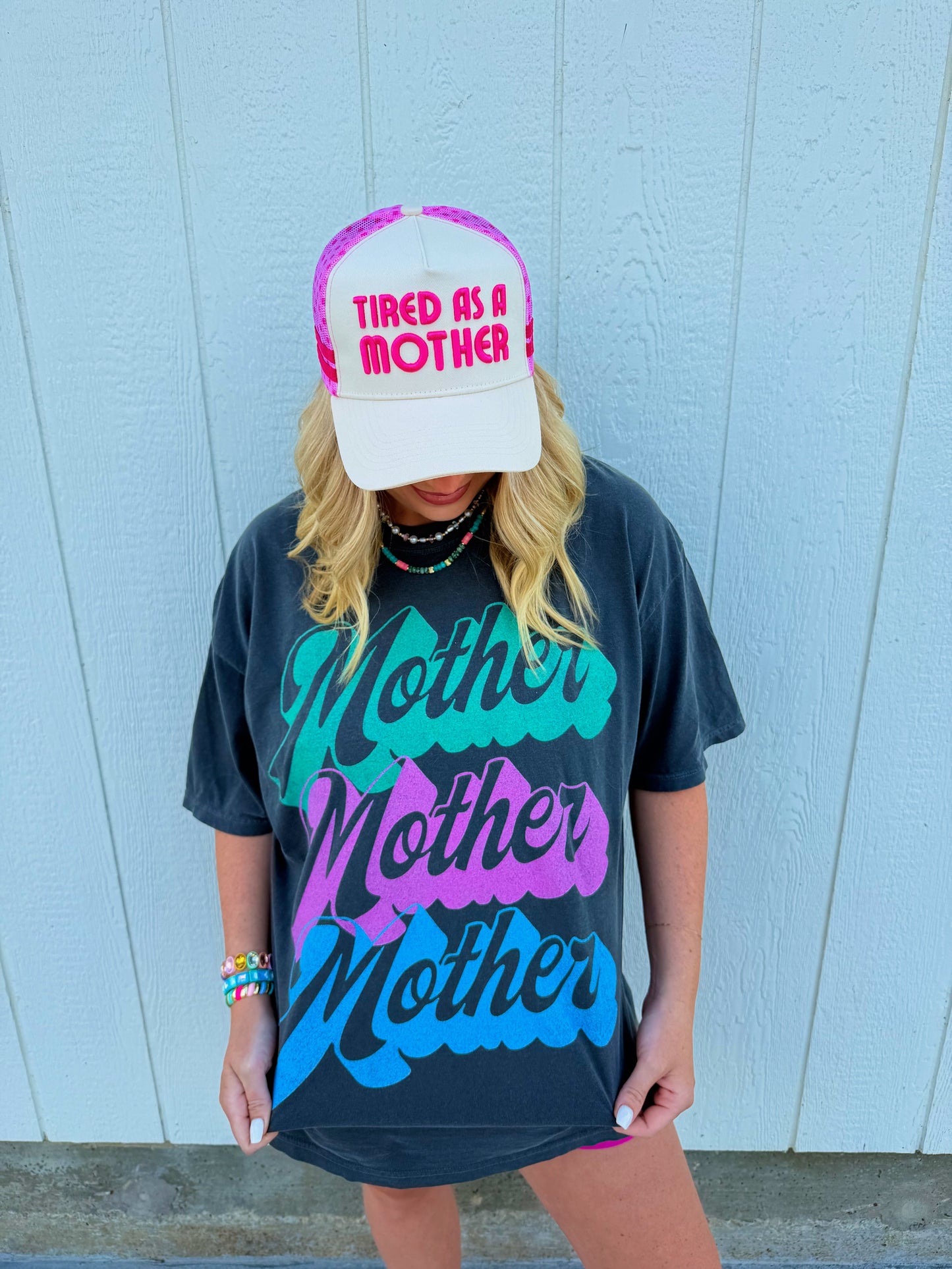 Mother Mother Mother Tee🩵💚🩷