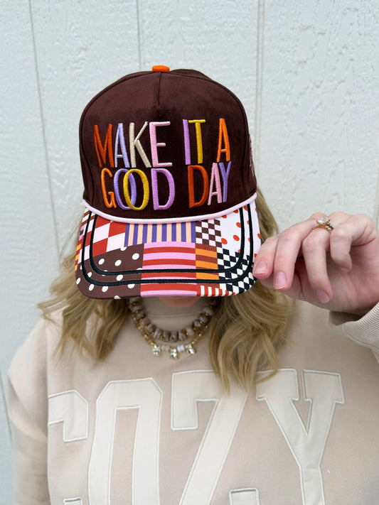 Good Day Neutral Trucker Hat🤎