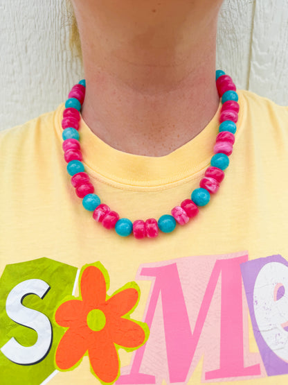 Fiesta Pop Bubble Necklace🩷🩵
