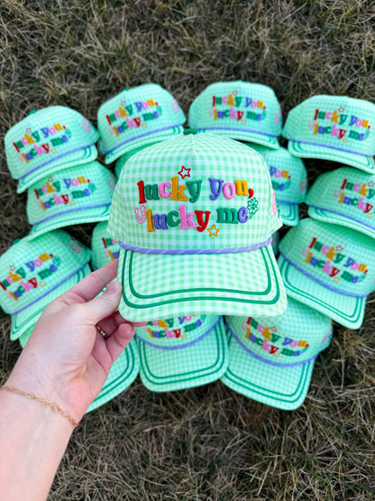 Lucky You, Lucky Me Trucker🍀