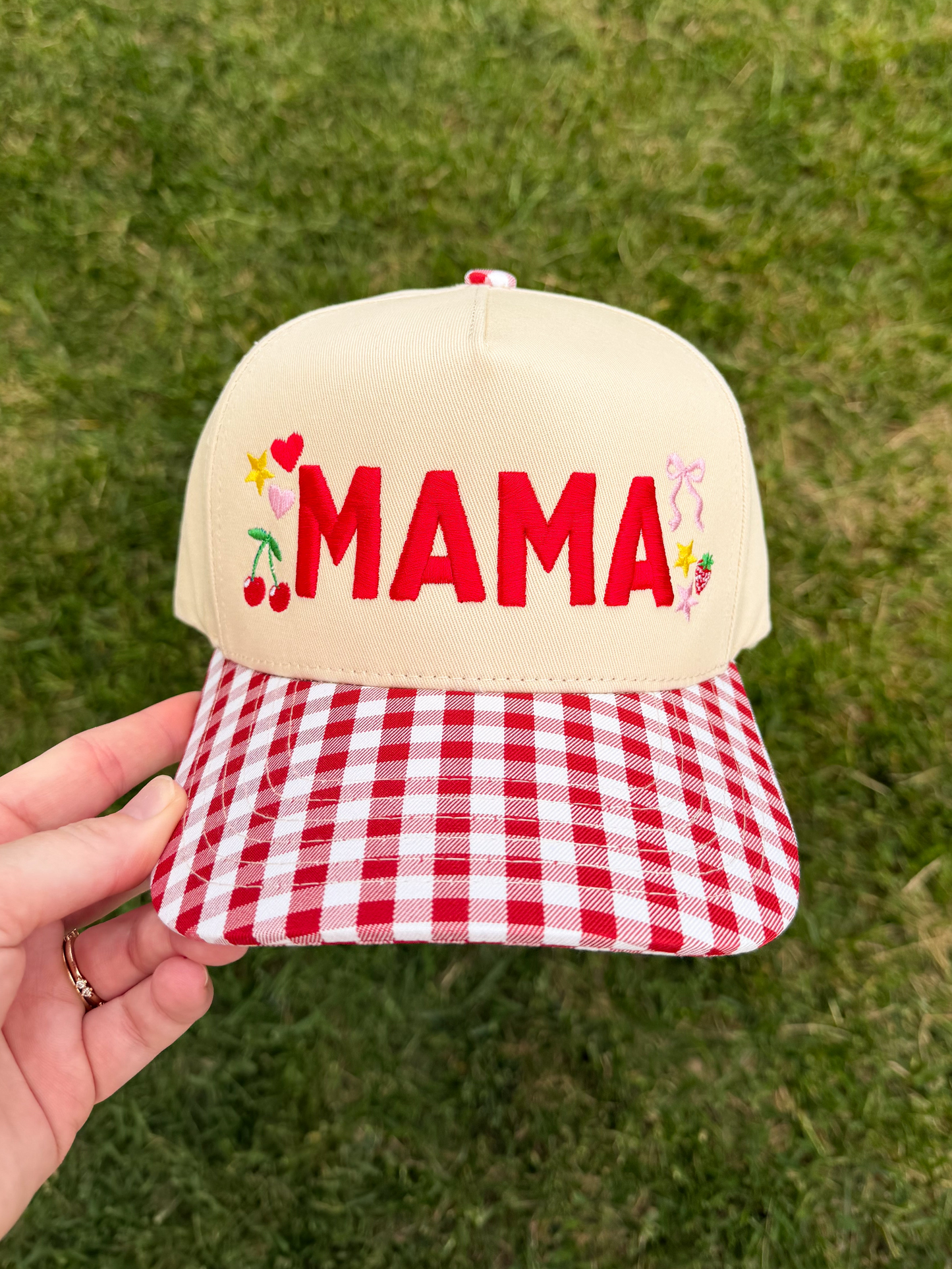 Mama Trucker Hat💛🍒