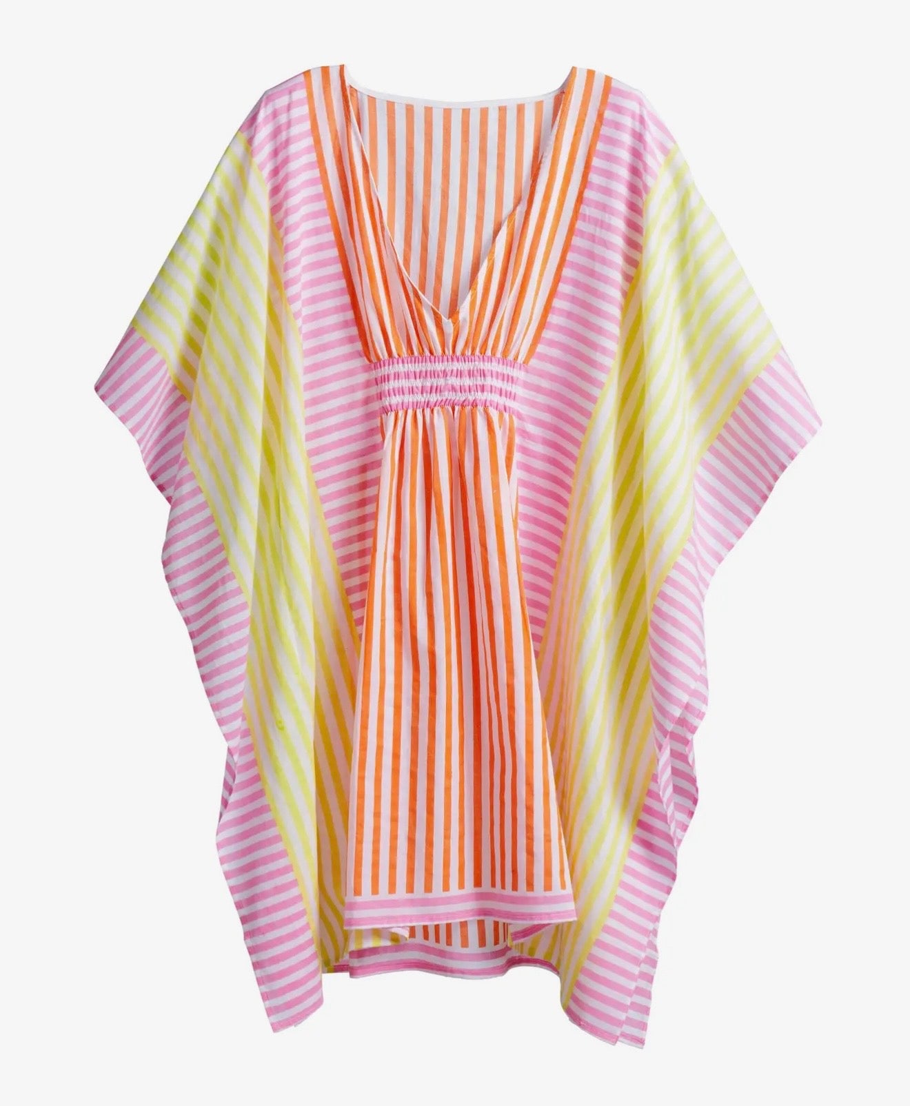 Striped Swimsuit Coverup👙🧡