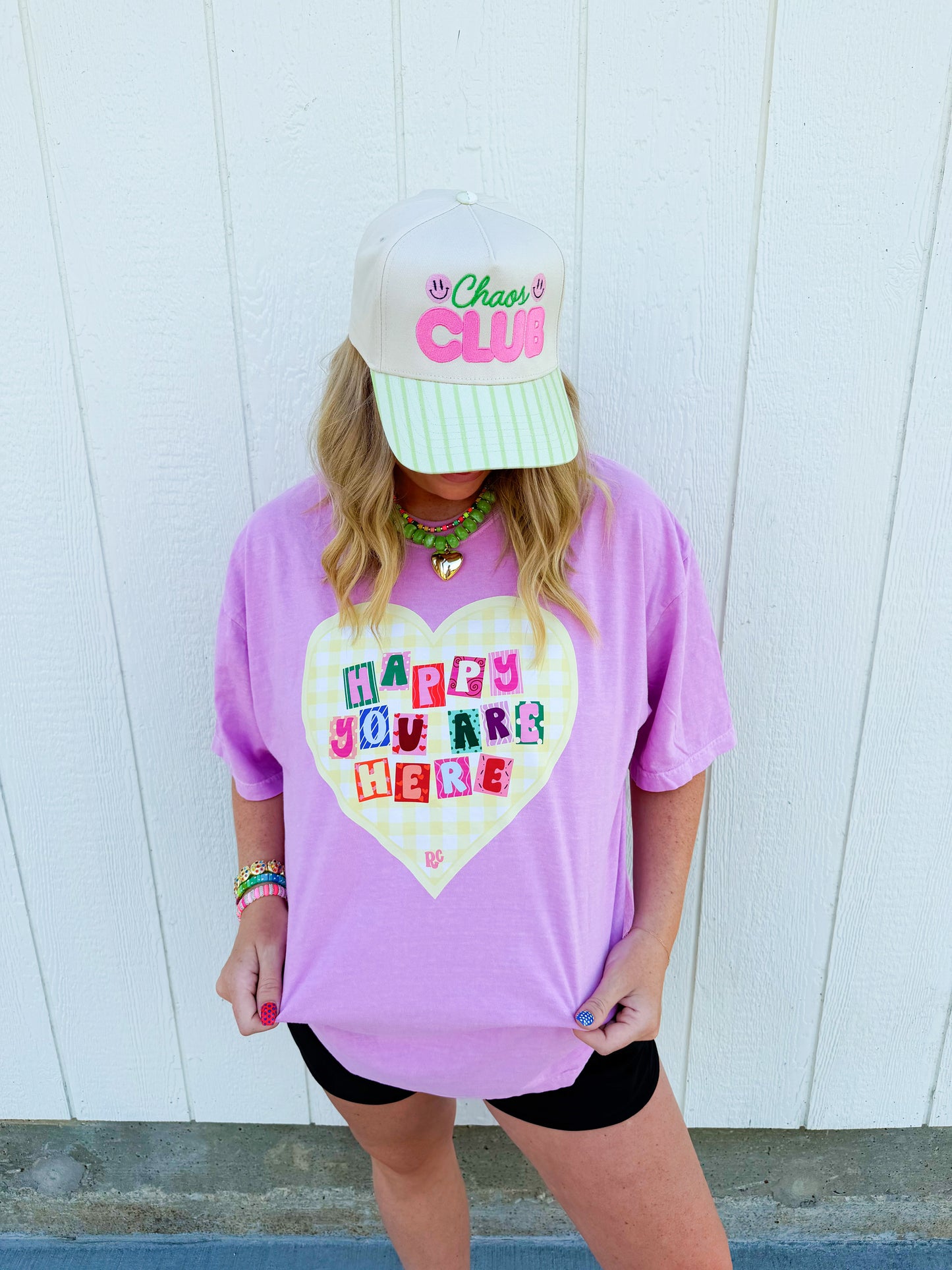 Happy You’re Here Tee🩷