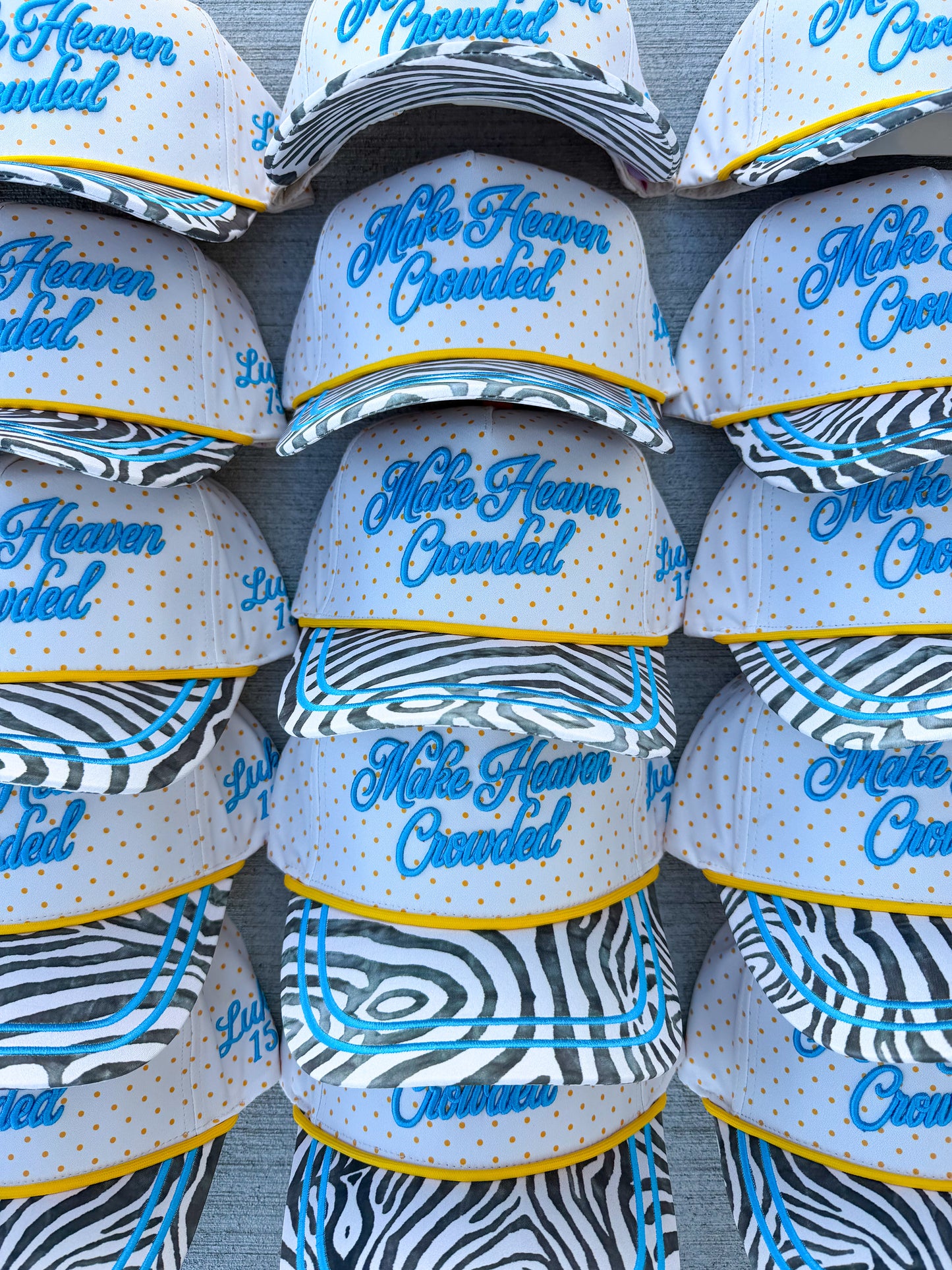 Make Heaven Crowded Trucker Hat