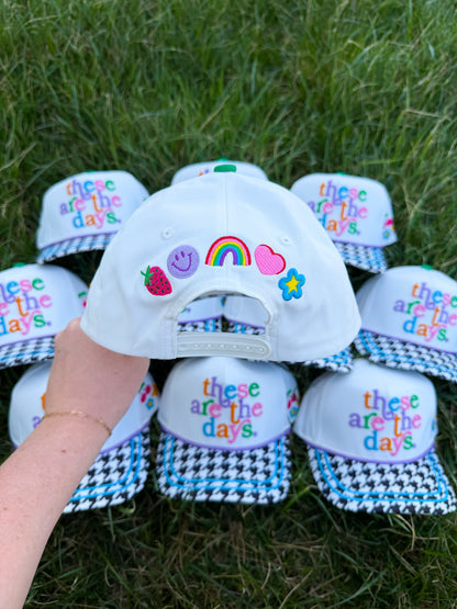 These Are The Days Trucker Hat🌈🩵