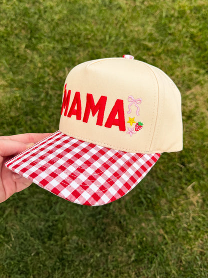 Mama Trucker Hat💛🍒