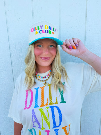 Dilly Dally Club Trucker Hat🌈