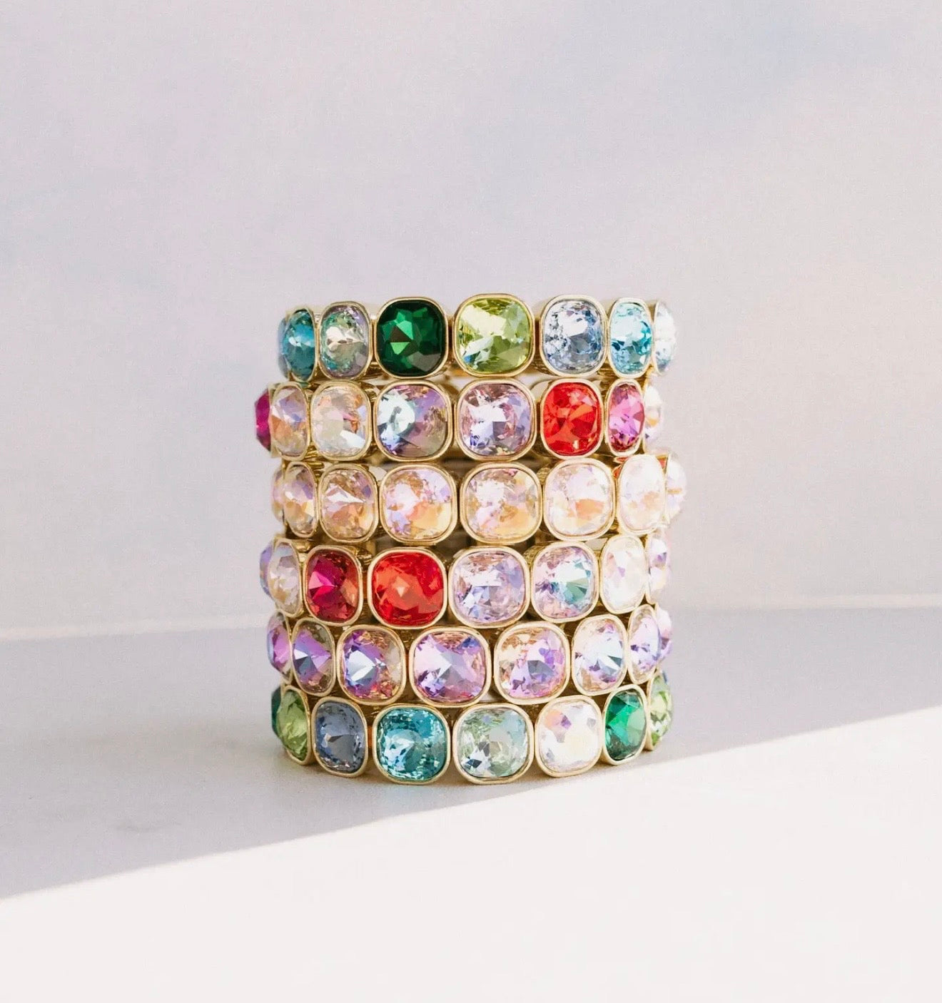 Rainbow Crystal Bracelet🌈✨