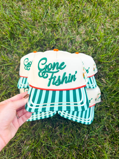 Gone Fishin’ Trucker Hat💚🎣