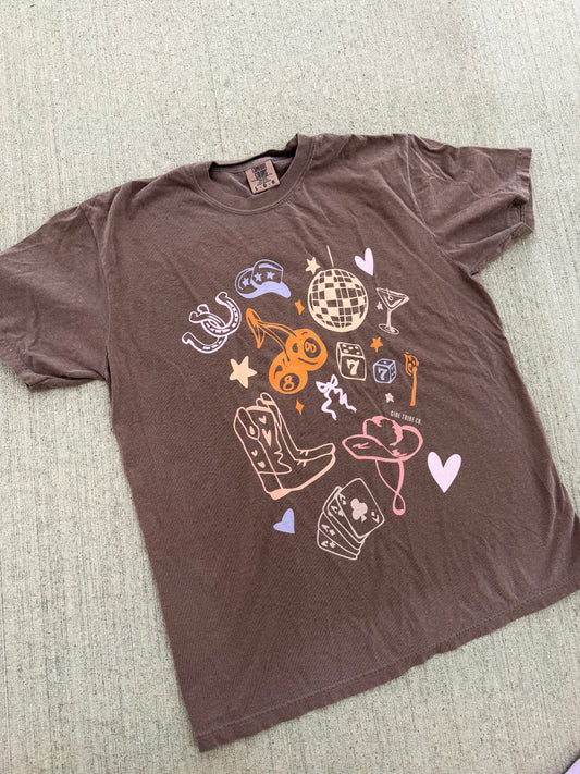 Cowgirl Icon Graphic Tee🪩💜