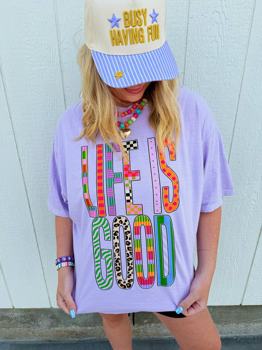 Life is Good Tee🌈💜