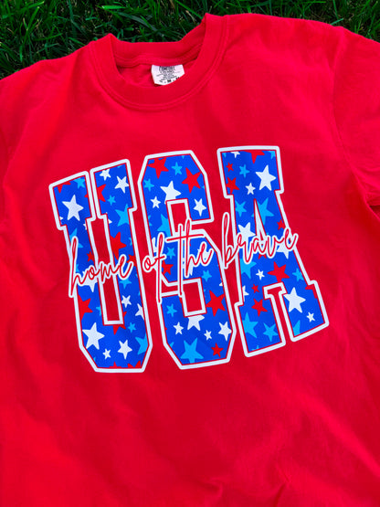 Red USA tee🇺🇸❤️